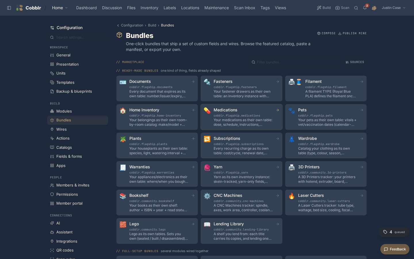 The bundle marketplace