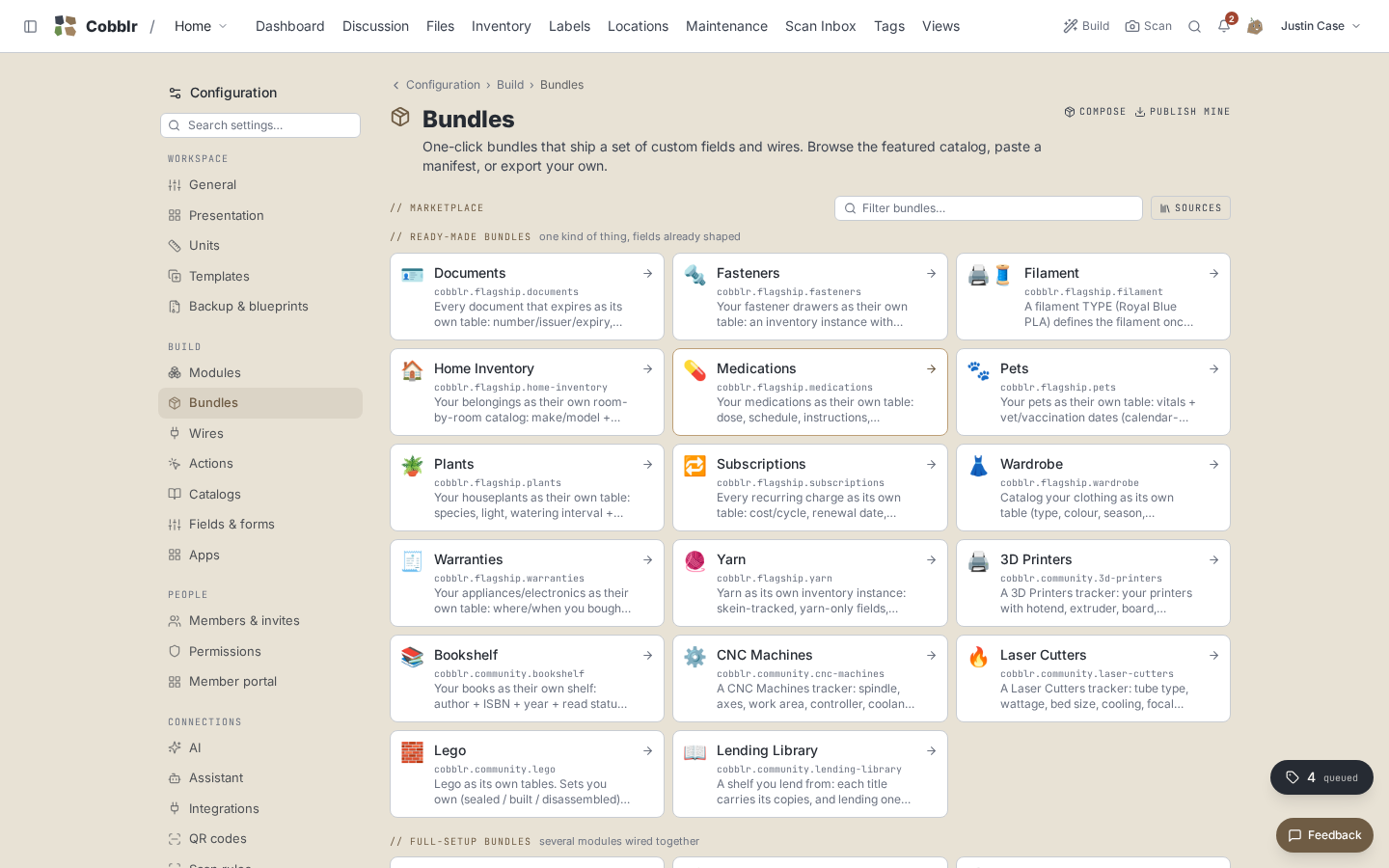 The bundle marketplace